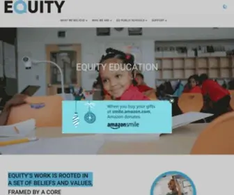 Eqeducation.org(Equity Education) Screenshot