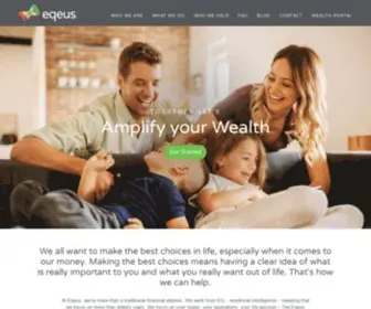 Eqeus.com.au(Comprehensive Financial Planning) Screenshot