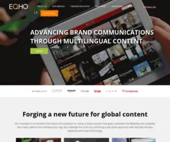 Eqho.com(EQHO Communications Ltd) Screenshot