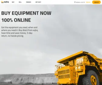 EQHQ.com(Buy & Sell Heavy Equipment) Screenshot