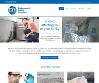 Eqinspection.com(Environmental Quality Testing) Screenshot