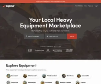 Eqpme.com(The world's most trusted heavy equipment marketplace) Screenshot