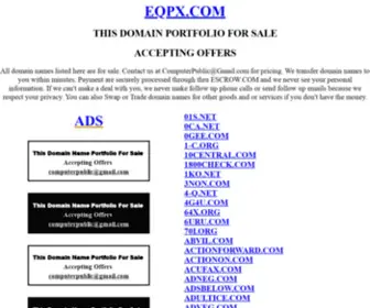 EQPX.com(Sell/Buy/Trade/Barter/Swap/Rent) Screenshot