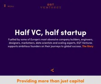 Eqtventures.com(EQT Ventures) Screenshot
