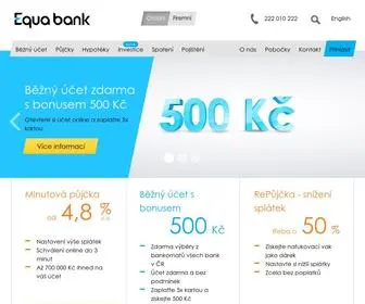 Equabank.cz(Equa bank) Screenshot