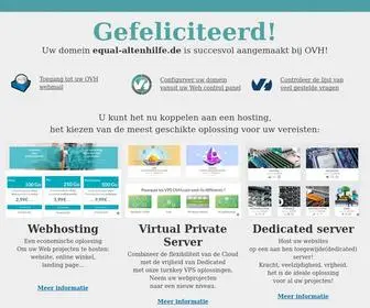 Equal-Altenhilfe.de(OVH ondersteunt uw ontwikkeling met de beste web) Screenshot