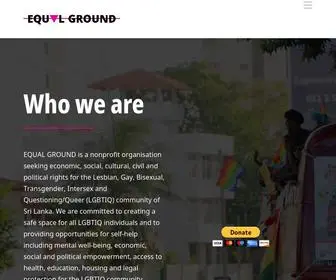 Equal-Ground.org(Who we are equal ground) Screenshot