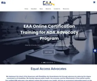 Equalaccessadvocates.com(Equal Access Advocates) Screenshot