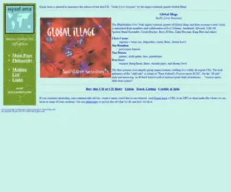 Equalarea.com(Equal Area Records) Screenshot