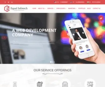 Equalinfotech.com(Equal Infotech Pvt. Ltd) Screenshot