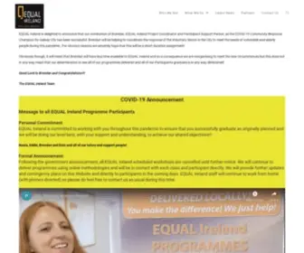 Equalireland.com(Part-Time Business, Social Enterprise and Community Development Local Programmes) Screenshot