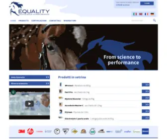 Equality-Horse.com(Prodotti in vetrina) Screenshot