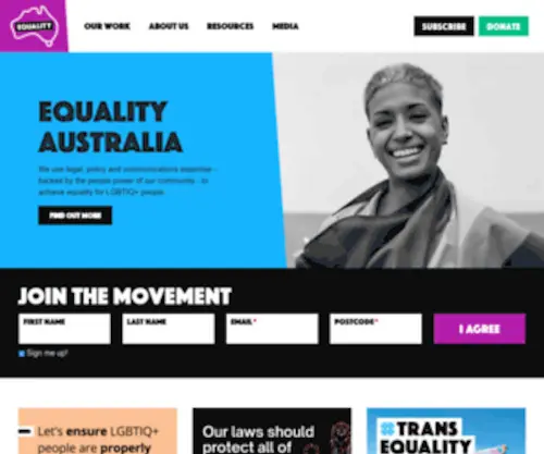 Equalityaustralia.org.au(Equalityaustralia) Screenshot