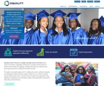 Equalitycharterschool.org(Equality Charter School) Screenshot