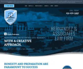 Equalizingjustice.com(Mobile Criminal Defense Lawyer) Screenshot