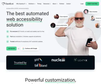 Equally.ai(Changing everything you thought about Web Accessibility) Screenshot
