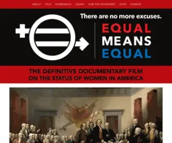 Equalmeansequal.com(Equal Means Equal) Screenshot