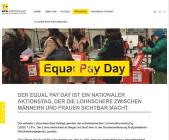 Equalpayday.ch(Equal Pay Day) Screenshot