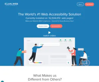 Equalweb.com(Web Accessibility Solutions) Screenshot
