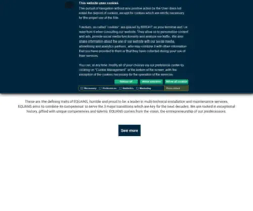 Equans-Group.com(EQUANS Global) Screenshot