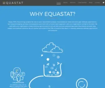 Equastat.com(Transforming Businesses into Data Intelligent Organizations) Screenshot