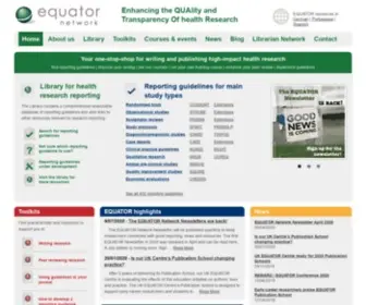 Equator-Network.org(EQUATOR Network) Screenshot