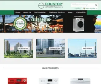 Equatorappliances.com(Equator Appliances) Screenshot