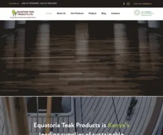 Equatoriateakproducts.com(Exclusive manufacturer of interior fit) Screenshot