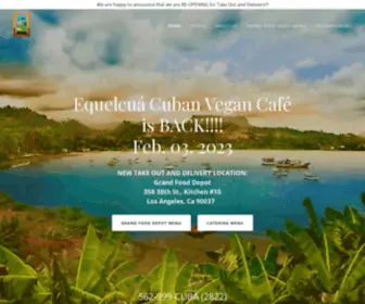 Equelecuacafe.com(Vegan, Cuban) Screenshot