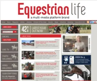 Equestrianlife.com.au(Equestrian Life) Screenshot