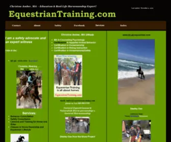 Equestriantraining.com(/ Christine Amber) Screenshot