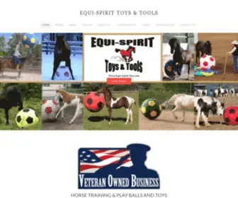 Equi-Spirit-Toys.com(Equi-Spirit Toys & Tools) Screenshot