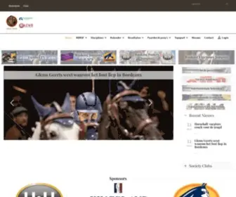 Equibel.be(Belgian Equestrian Federation) Screenshot