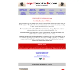 Equibooks.com(Online Horse Book Store offering books) Screenshot