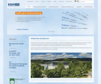 Equicon.de(Die Entwicklung von Software für technische Anwendungen) Screenshot