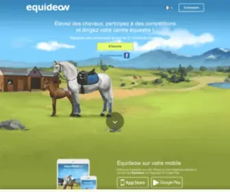 Equideow.com(Élevez des chevaux et gérez un centre équestre) Screenshot