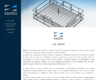 Equidis.it(Cesti per movimentazioni industriali lavorazioni filo metallico) Screenshot