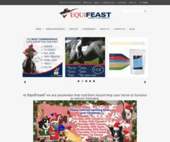 Equifeast.net(Horse Supplements) Screenshot