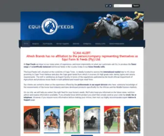 Equifeeds.co.za(Equi-Feeds Horse Feed) Screenshot