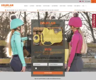 Equiflairsaddlery.com(Online Equestrian Clothing Business) Screenshot