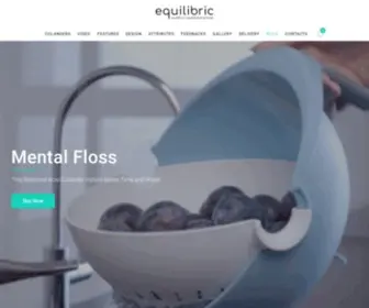 Equilibric.com(Equilibiric 3 in 1 Water Saving Balanced Colander) Screenshot