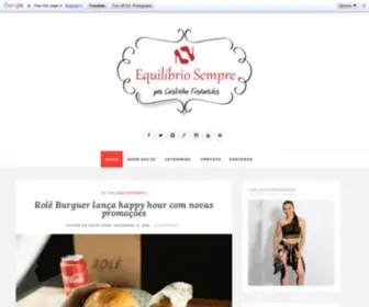 Equilibriosempre.com(Responsive Blogger Template) Screenshot