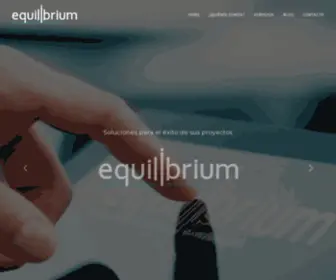 Equilibrium-Corp.com(Solutions for the success of your projects) Screenshot