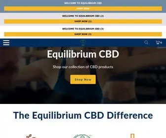 Equilibriumcbd.com(Equilibrium CBD) Screenshot