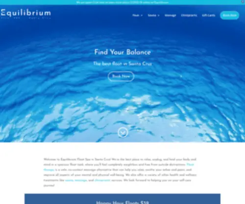 Equilibriumfloat.com(Equilibriumfloat) Screenshot
