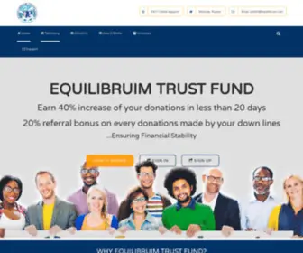 Equilibriumtrustfund.com(EQUILIBRUIM TRUST FUND) Screenshot