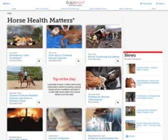 Equimed.com(Horse Health Matters) Screenshot