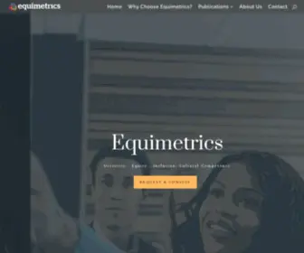 Equimetrics.net(Home) Screenshot