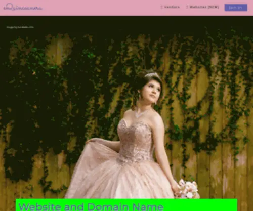 Equinceanera.com(Quinceanera) Screenshot