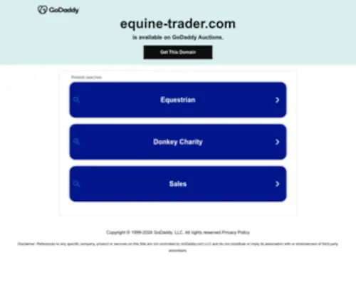 Equine-Trader.com(Equine Trader) Screenshot